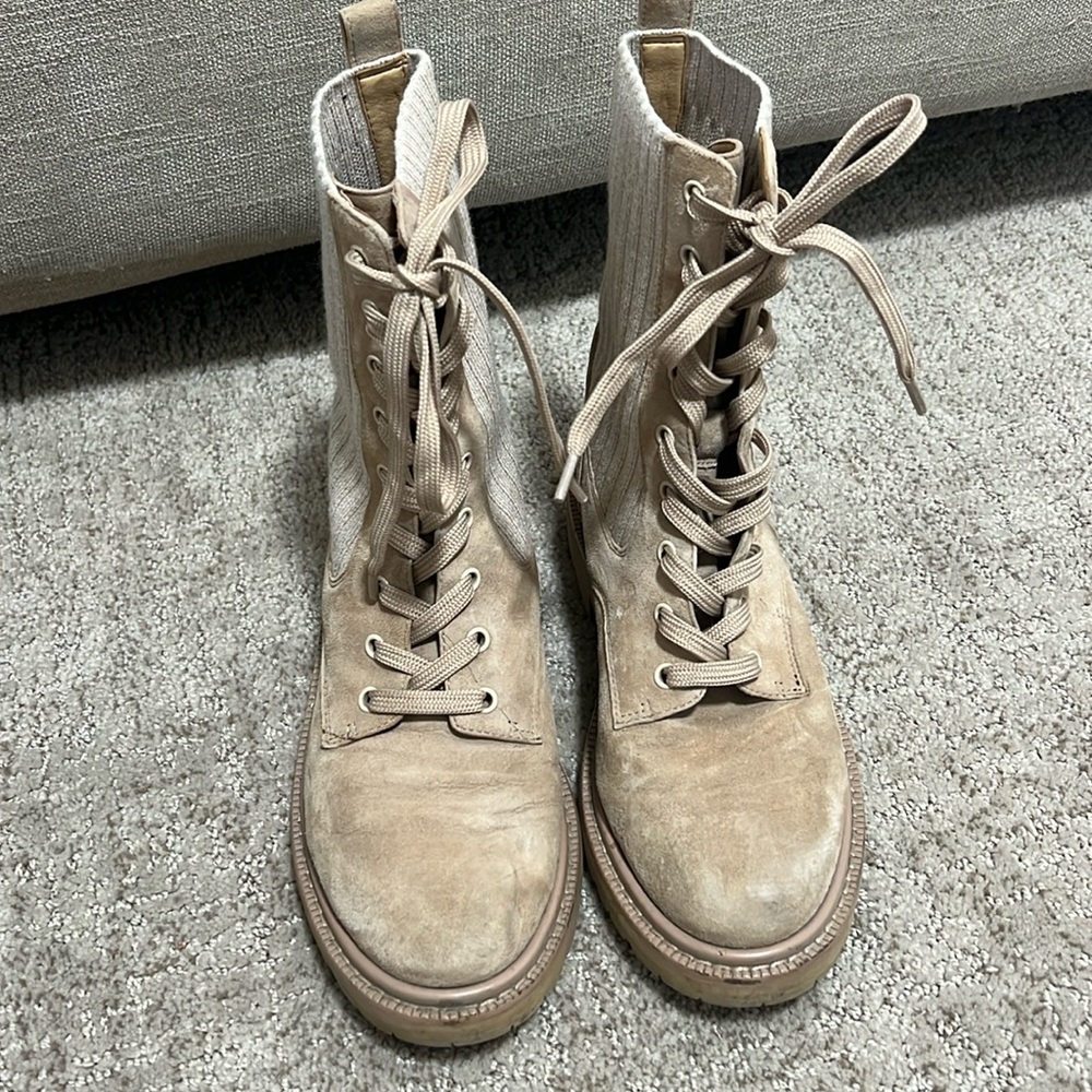 Sam Edelman lace up combat boot size 6.5